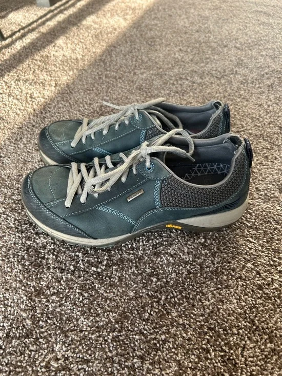 Dansko Women's Navy Suede Waterproof Slip Resistant Athletic Shoe - Picture 5 of 8